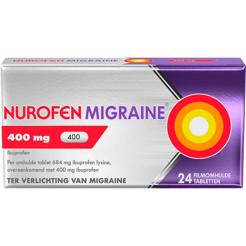 Nurofen Migraine 400 MG Tabletten 24 stuks