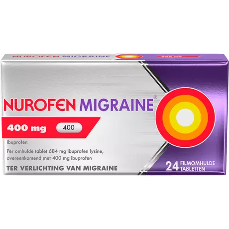 Nurofen Migraine 400 MG Tabletten 24 stuks