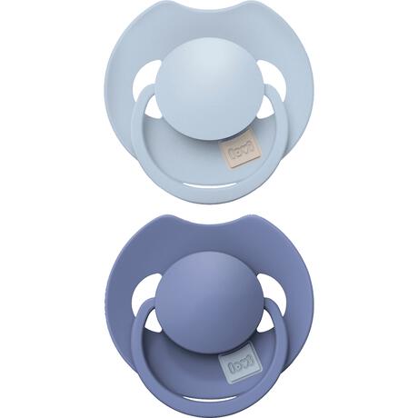 Difrax LOVI Prime Fopspeen Baby Blue/Blue  0-6 maanden