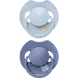 Difrax LOVI Prime Fopspeen 0-6M Baby Blue/Blue 2 stuks