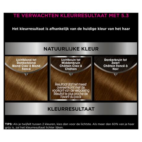 Garnier Olia Permanente Haarverf 5.3 Licht Goudbruin