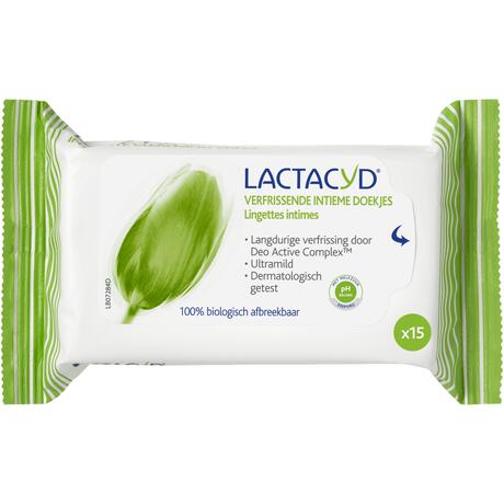 Lactacyd Verfrissende Intiem Tissues 15 Stuks