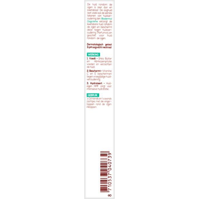Biodermal Oog Crème 15 ML