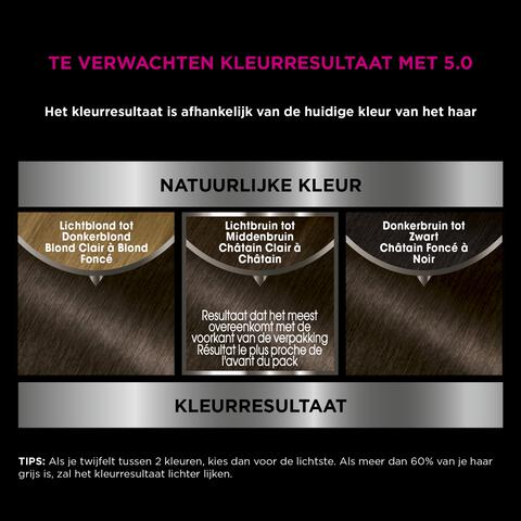 Garnier Olia Permanente Haarverf 5.0 Licht Bruin