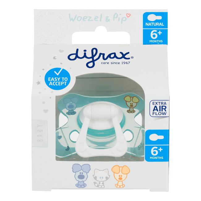 Difrax Woezel & Pip Fopspeen Natural 6+ Maanden