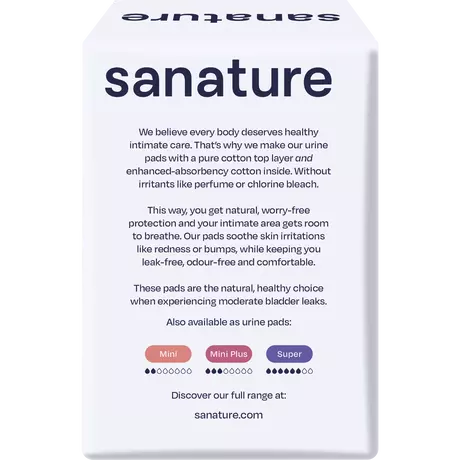 Sanature Pro Vivo 100% Katoenen Incontinentieverband Normaal 12 stuks