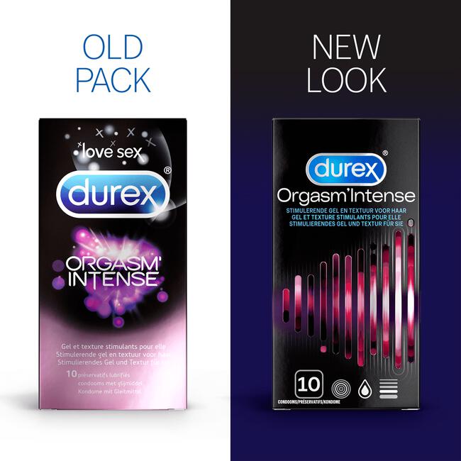 Durex Condooms Orgasm Intense met Ribbels 10 stuks