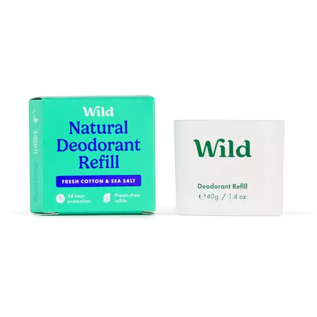 Wild Fresh Cotton & Sea Salt Refill Deodorant Stick 40 gram