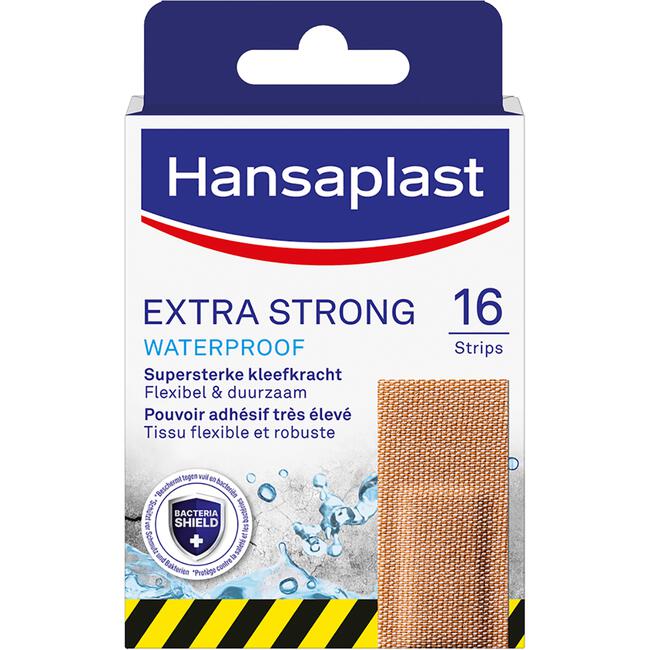 Hansaplast Extra Strong Waterproof Pleisters 16 Pleisters