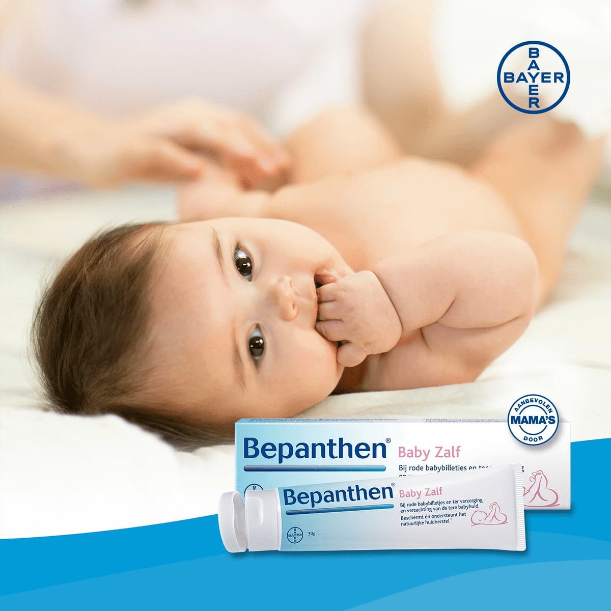 bepanthen baby zalf voor de droge babyhuid en bij luieruitslag 30 gram 30 gr etos