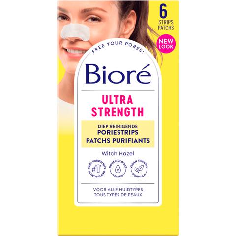 Bioré Ultra Diep Reinigende Poriestrips 6 stuks