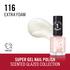 Rimmel London Super Gel Scented Glazed Nails nagellak116 Extra Foam 12 ML