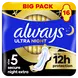 Always Maandverband Ultra Secure Night Extra Wings Big Pack 16 stuks