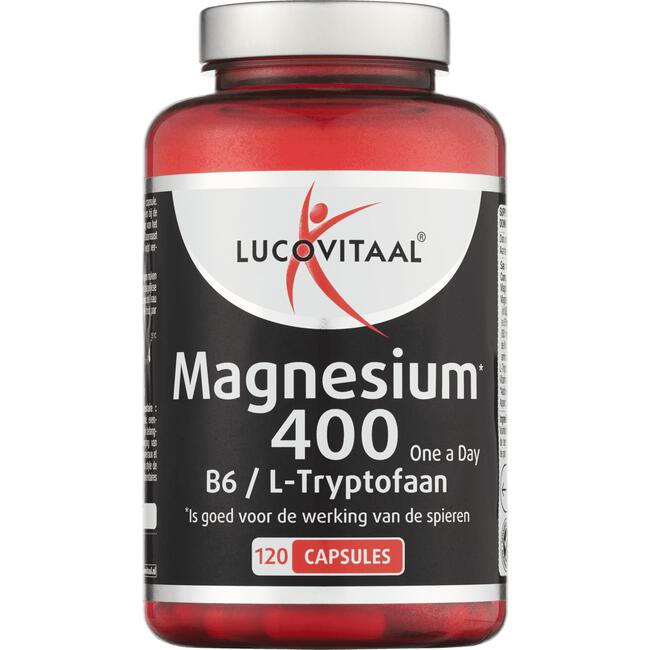 Lucovitaal Magnesium 400 Vitamine B6 & L-Tryptofaan Capsules