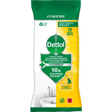 Dettol Citrus Doekjes 72 stuks