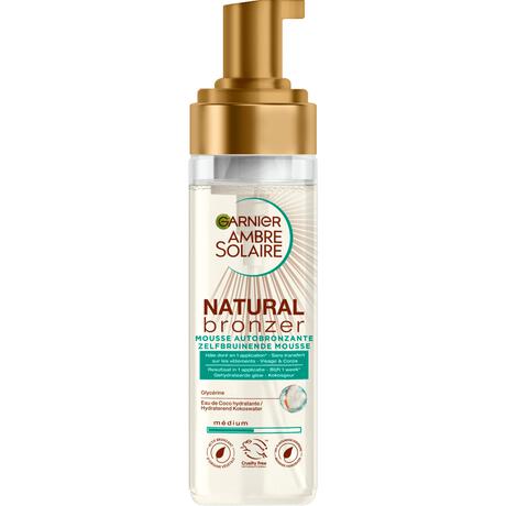 Garnier Ambre Solaire Self Tan Mousse Zelfbruiner voor Lichaam & Gezicht 200ML