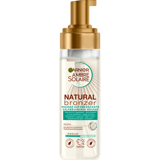 Garnier Ambre Solaire Self Tan Mousse Zelfbruiner voor Lichaam & Gezicht 200ML