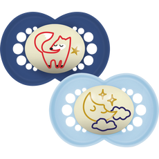 MAM Original Night 6-16M Blue 2 stuks