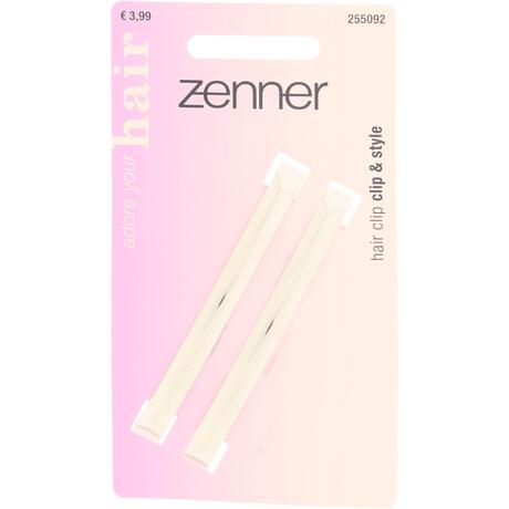 Zenner Haarklem speld zilver 2x