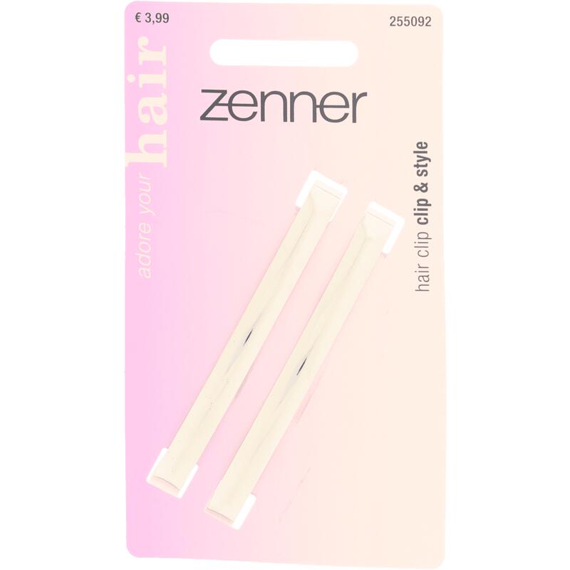 Zenner Haarklem Speld Zilver 2x