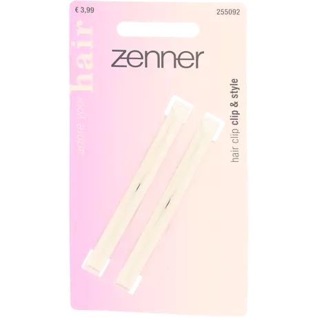 Zenner Haarklem Speld Zilver 2x