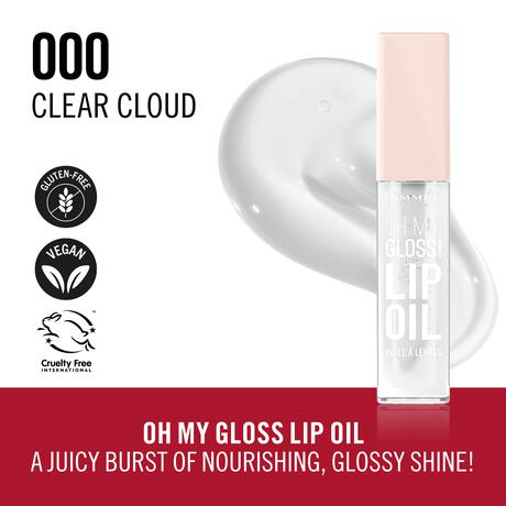 Rimmel London Oh My Gloss! Lip Oil 000 Clear Cloud