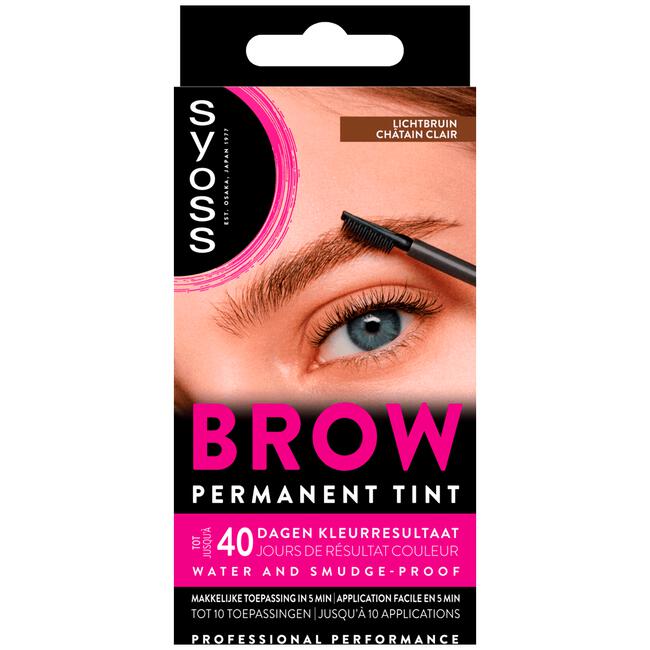 Syoss Browtint Wenkbrauw-wimper verf Lichtbruin