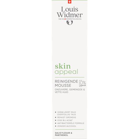 Louis Widmer Skinappeal Reinigende Mousse Zonder Parfum 150 ML