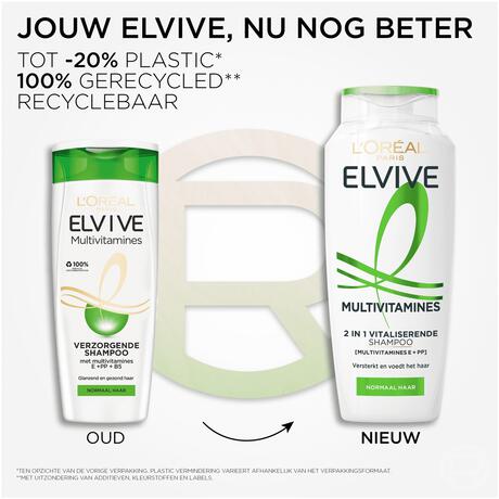 L'Oréal Paris Elvive Multivitamines 2-in-1 Shampoo 250 ML