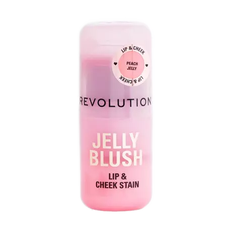 Revolution Jelly Blush Stick Lip And Cheek Stain Peach Orange