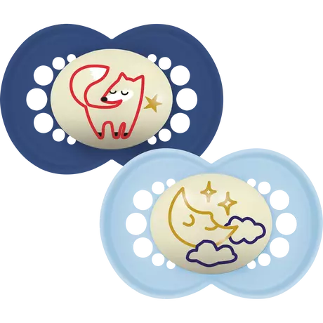 MAM Original Fopseen Night 16+ Maanden Blauw 2 stuks&nbsp;