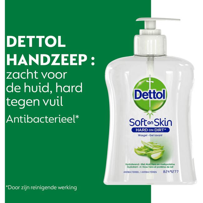 Dettol Antibacterieel Verzachtend Aloë Vera Handzeep 250 ML
