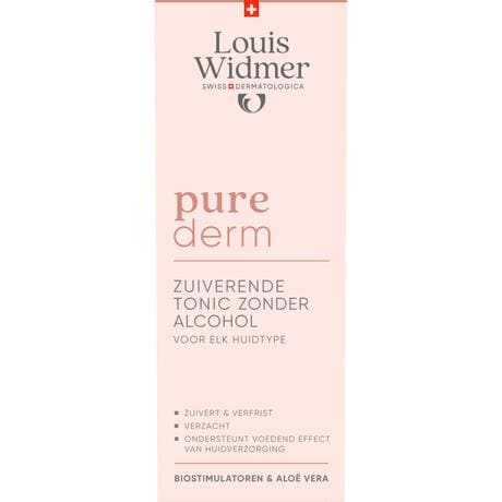 Louis Widmer Purederm Tonic Zonder Alcohol Met Parfum 200 ML