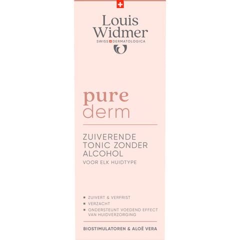 Louis Widmer Purederm Tonic Zonder Alcohol Met Parfum 200 ML
