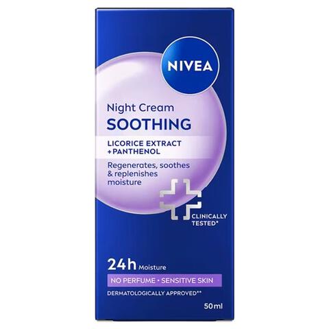 NIVEA Essentials +24H Sensitive Nachtcrème 50 ML