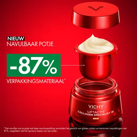 Vichy Liftactiv Collagen Specialist 16 Dagcrème SPF50 Navulling 50 ML
