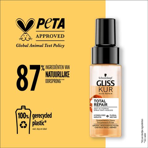 Gliss Anti-Klit Spray Total Repair Mini 70 ML  