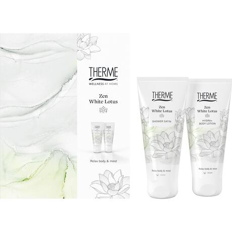 Therme Giftset Zen White Lotus Halve Harmonica Body Lotion /Shower Satin