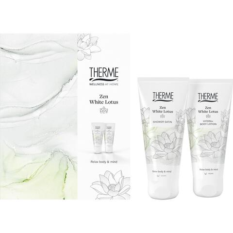 Therme Giftset Zen White Lotus Halve Harmonica Body Lotion /Shower Satin