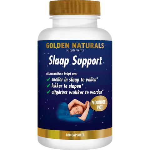 Golden Naturals Slaap Support Capsules 180 stuks