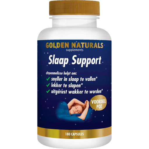 Golden Naturals Slaap Support Capsules 180 stuks