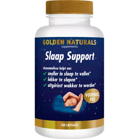 Golden Naturals Slaap Support Capsules 180 stuks