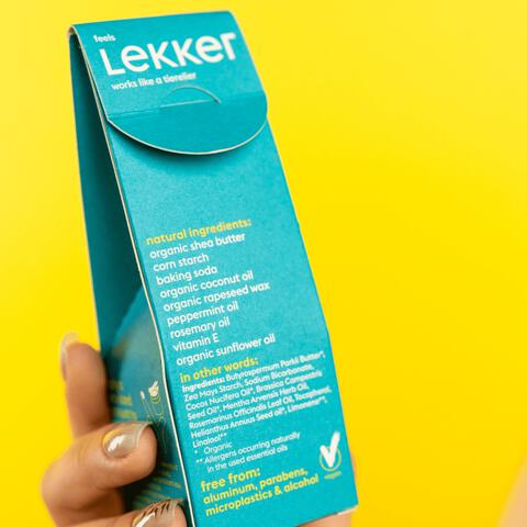 The Lekker Company Pepermunt & Rozemarijn Deodorant Crème 30 GR