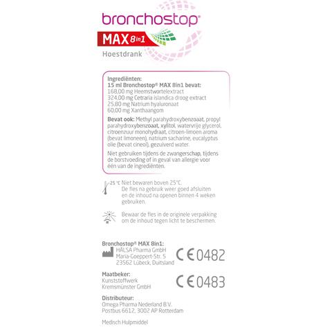 Bronchostop Max 8in1 Hoestdrank 120 ML