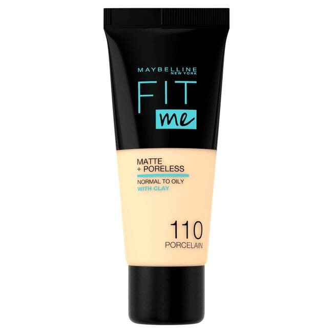 Maybelline New York Fit Me Matte + Poreless Foundation 110 Porcelain 30 ML