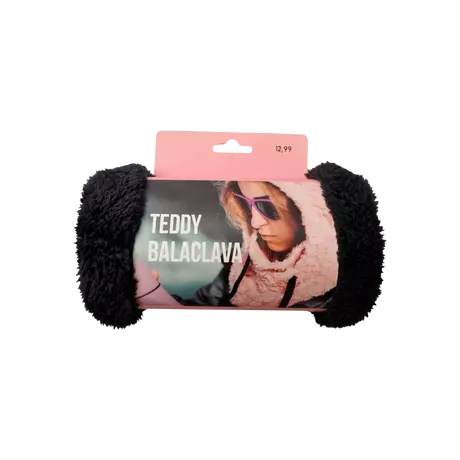 Zwarte Balaclava Teddy