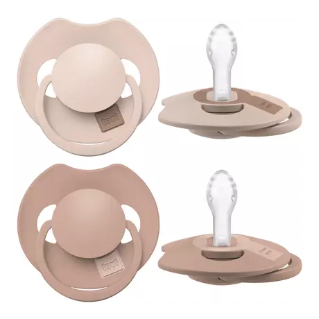 Difrax LOVI Prime Fopspeen 0-6M Nude/Blush 2 stuks
