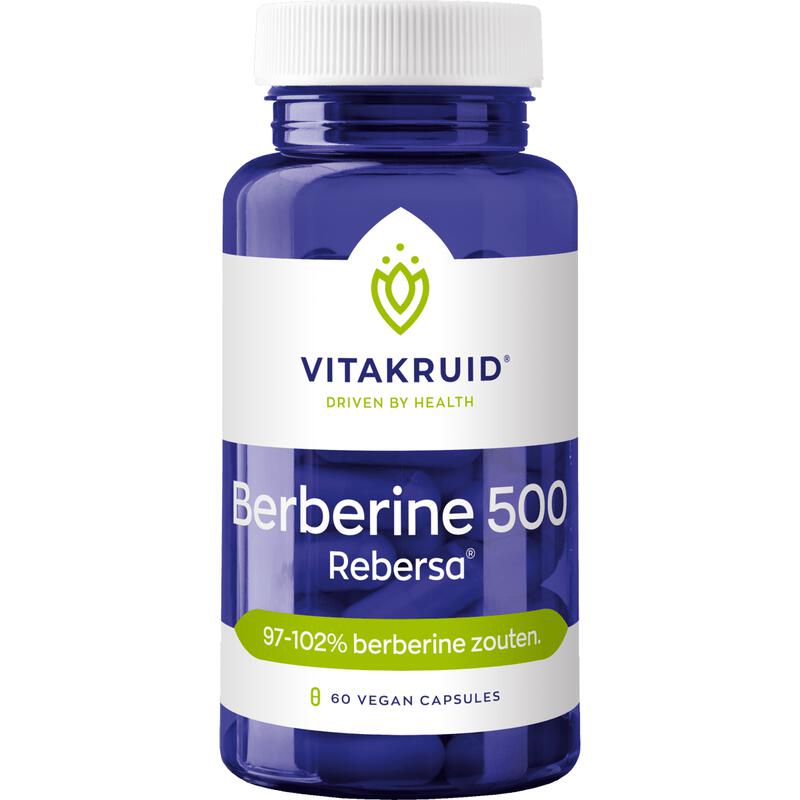 Vitakruid Berberine 500 Vegan Capsules 60 stuks