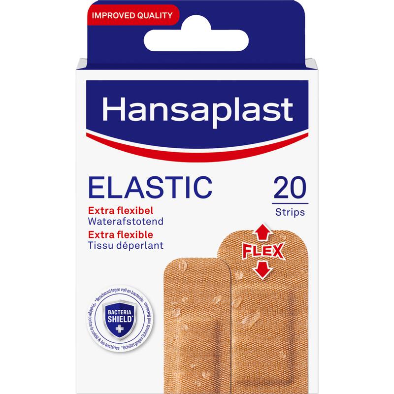 Hansaplast Elastic Waterproof Pleisters 20 stuks