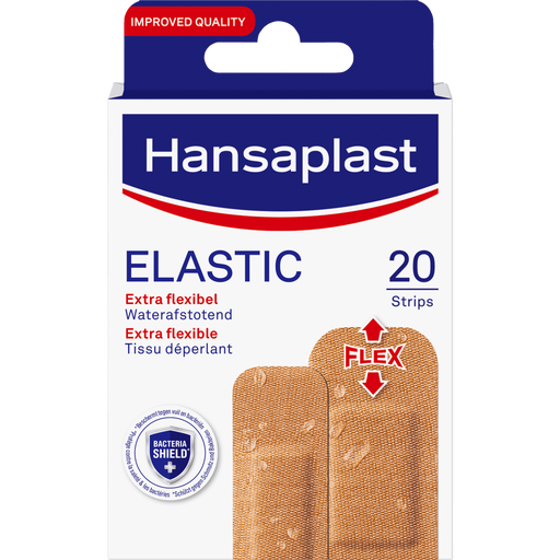 Hansaplast Elastic Waterproof Pleisters 20 stuks